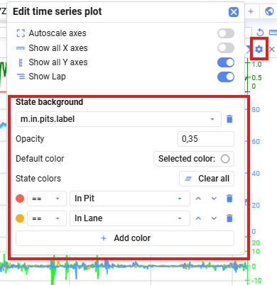 State background settings